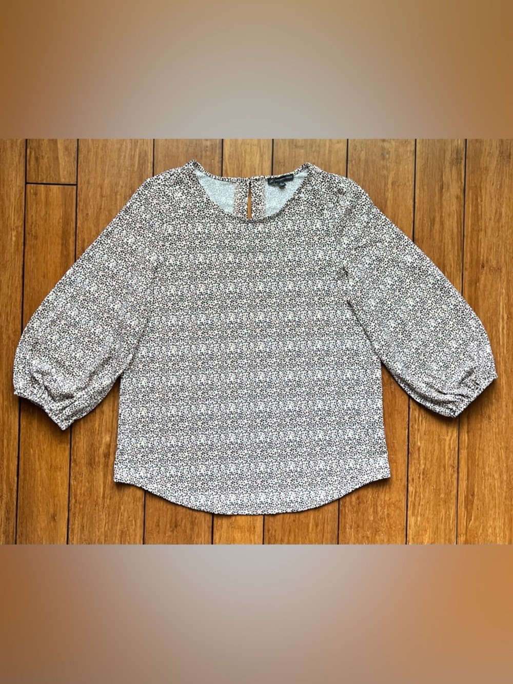 Adrianna Papell Leopard Print Blouse